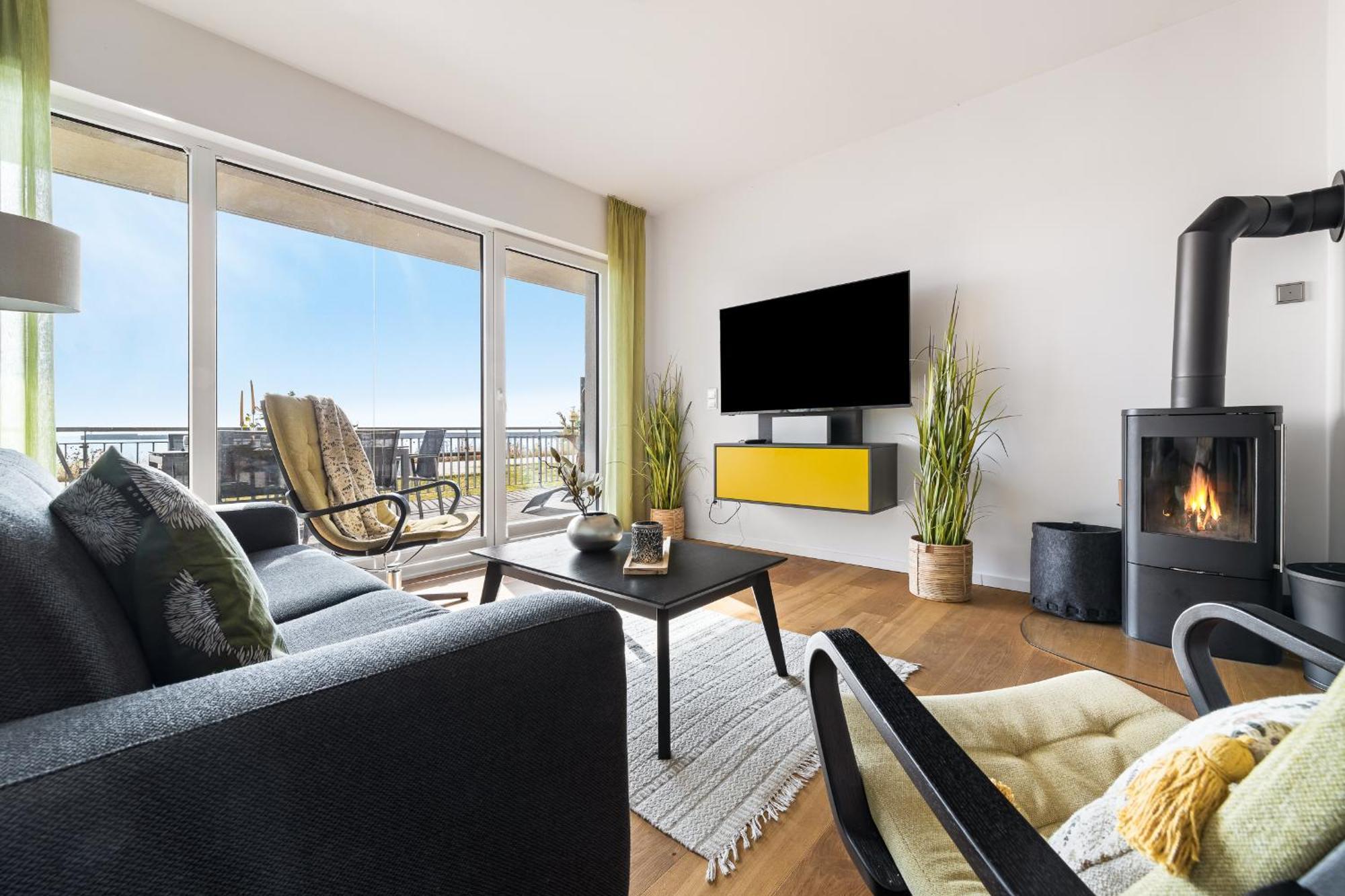 Ocean Vibes- Eg, Ostseeblick, Terrasse, Kamin ออลเพนิทซ์ ภายนอก รูปภาพ